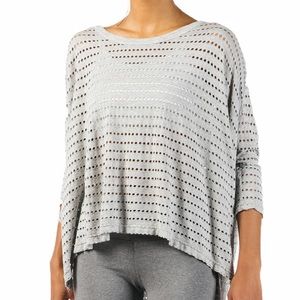 EUC Hard Tail Holey Oversized Jersey Raglan Tee